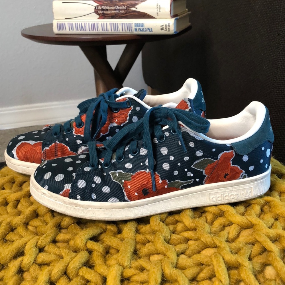 Adidas Stan Smith floral collection sneakers
